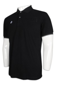 P1142 Design Men's Net Color Polo Shirt 繍花 Logo Polo Shirt Maker